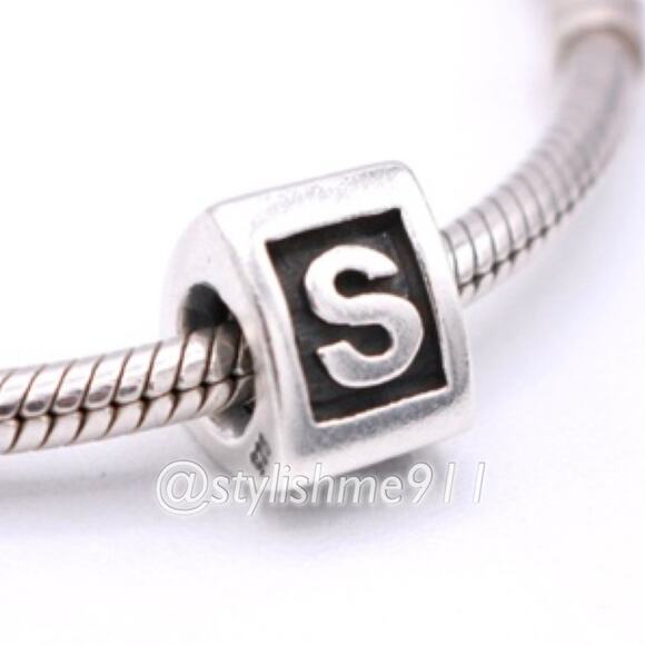 Authentic PANDORA Alphabet Letter "S" - 790323S - Picture 3 of 9